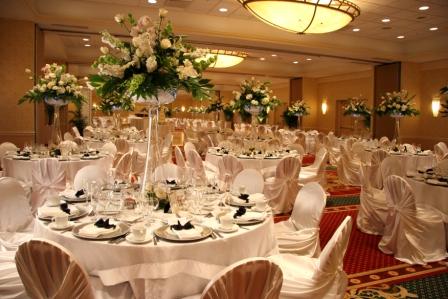 17 meeting/event rooms {Pictured; Grand Ballroom set for a wedding} 17 meeting/event rooms {Pictured; Grand Ballroom set for a wedding}